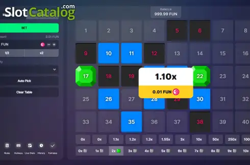 Скрин3. Keno (Bitstarz Originals) слот