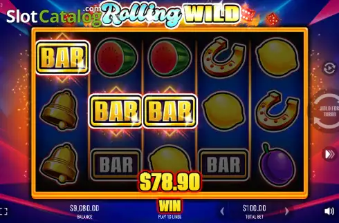 Скрин3. Rolling Wild слот