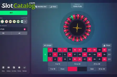 Скрин2. Roulette (Bitstarz Originals) слот