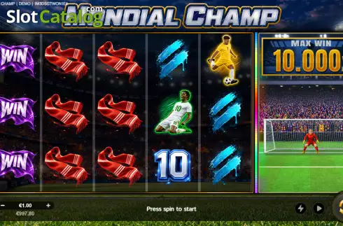 Скрин2. Mondial Champ слот