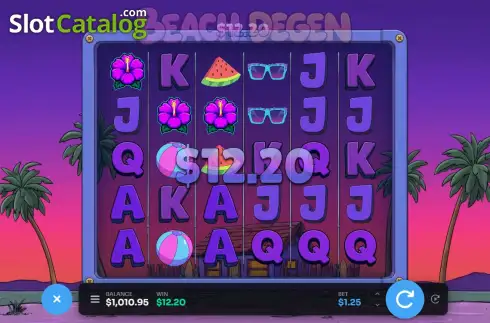 Скрин3. Beach Degen слот