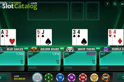 Скрин2. Poker Stadium слот