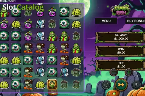 Скрин2. Zombie Rush (Blueberry Games) слот