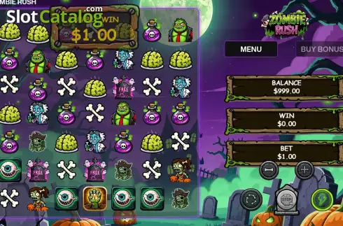 Скрин3. Zombie Rush (Blueberry Games) слот