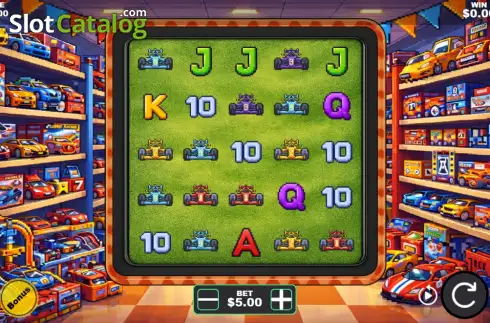Скрин2. Toy Racing слот
