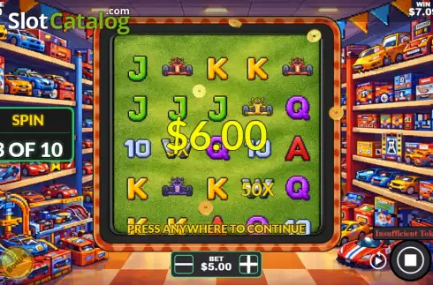 Скрин3. Toy Racing слот
