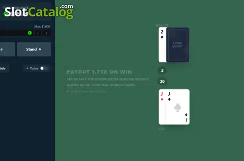 Скрин2. Extreme Blackjack слот