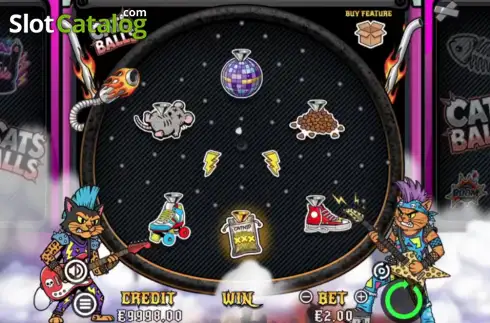 Скрин2. Cats Balls Pachinko слот