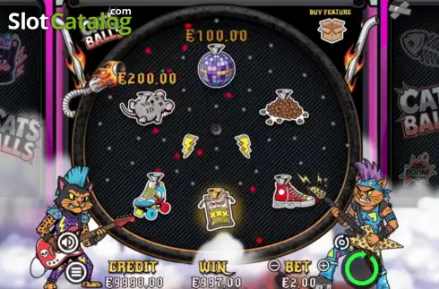 Скрин3. Cats Balls Pachinko слот