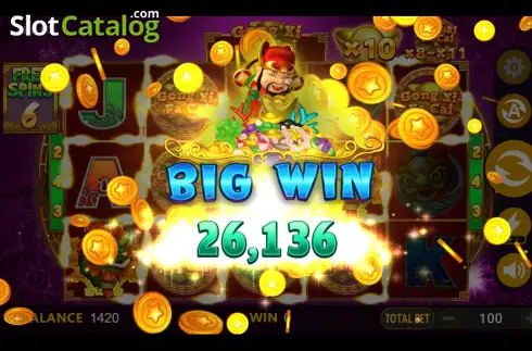 Скрин7. Gong Xi Fa Cai (BTGaming) слот