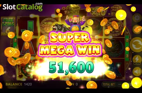 Скрин9. Gong Xi Fa Cai (BTGaming) слот