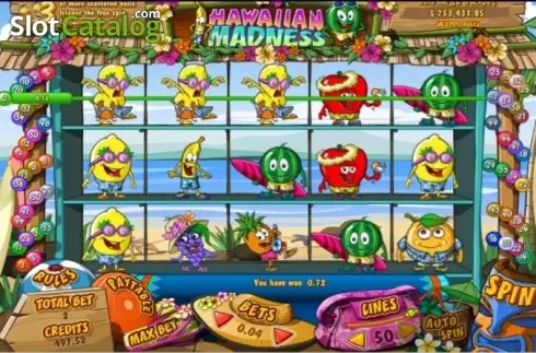 Скрин3. Hawaiian Madness слот