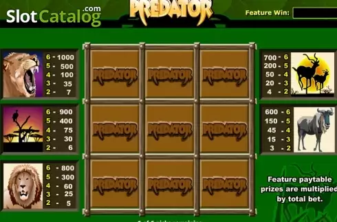 Скрин3. Predator слот