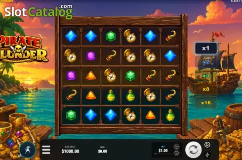 Скрин2. PIRATE PLUNDER (Cartel Gaming) слот