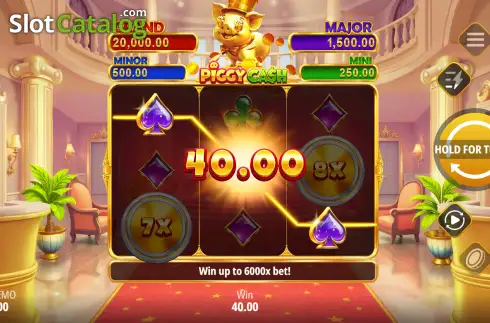 Скрин3. Piggy Cash: Hold and Win слот