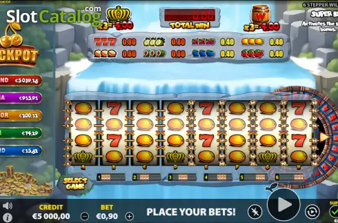 Скрин2. SIX STEPPER WILD FALLS слот