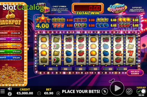 Скрин2. Extreme Runner Coin Collector слот