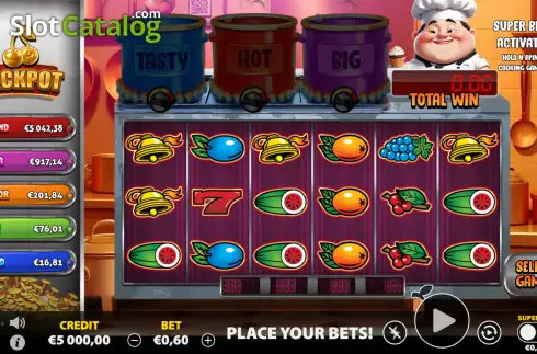 Скрин2. Chef Super Bet слот