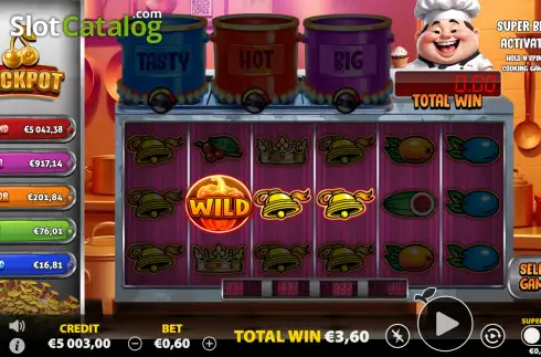 Скрин3. Chef Super Bet слот