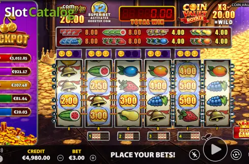 Скрин2. Coin Vault Royale слот