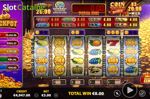 Скрин3. Coin Vault Royale слот