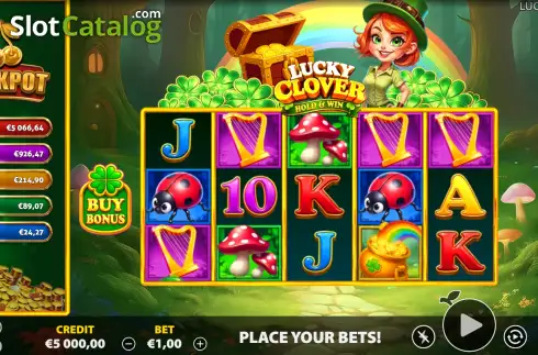 Скрин2. Lucky Clover Hold & Win слот
