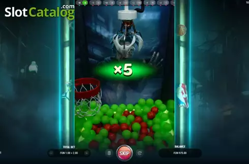 Скрин3. Zombie Basketball Claw слот