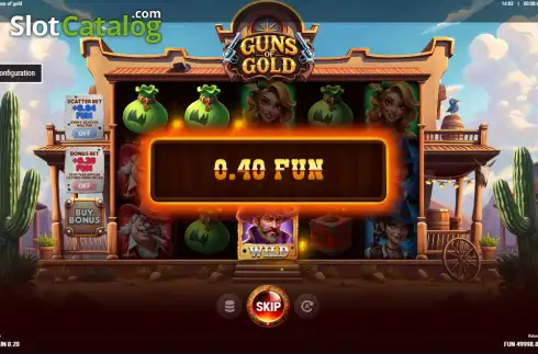 Скрин3. Guns of Gold слот