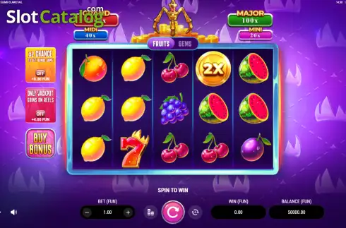 Скрин2. Fruits or Gems: Clawctail слот