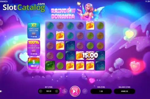Скрин3. Rainbow Bonanza слот