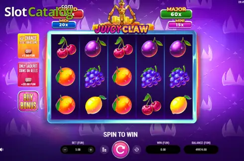 Скрин2. Juicy Claw слот