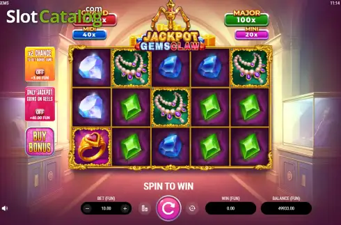 Скрин2. Jackpot Gems Claw слот