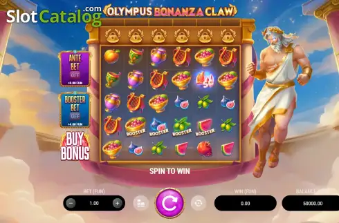 Скрин2. Olympus Bonanza Claw слот