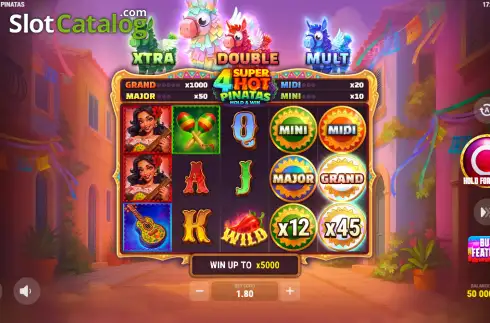 Скрин2. 4 Super Hot Pinatas: Hold and Win слот