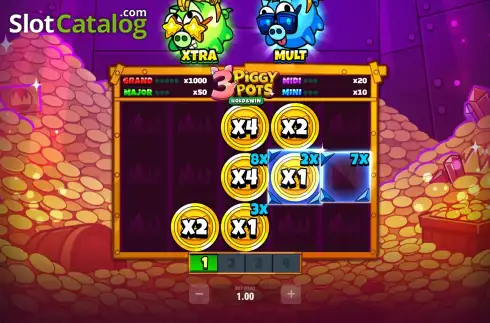 Скрин3. 3 Piggy Pots слот
