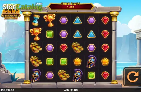 Скрин3. Zeus: Wrath of the Thunder God слот