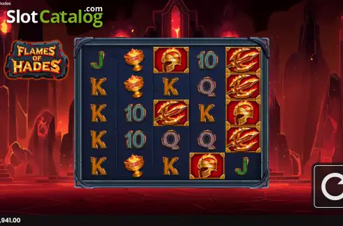 Скрин2. Flames of Hades слот
