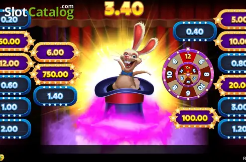 Скрин3. Rabbit in the Hat - Tap N Cash слот