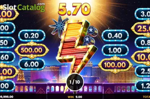 Скрин2. Lightning Fortunes Cashpots - Tap n Cash слот