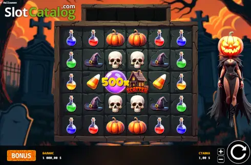 Скрин2. Gates of Halloween (Colorful Play) слот