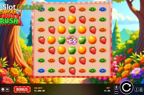 Скрин2. Super Fruit Rush слот