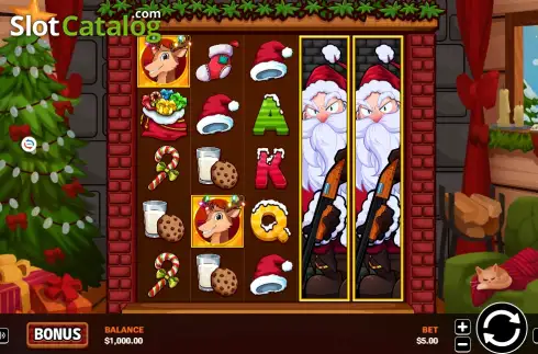 Скрин2. Savage Santa слот