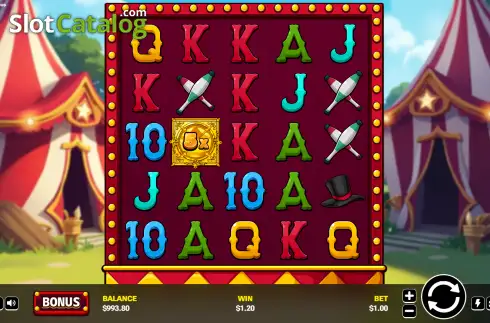 Скрин2. Wild Circus (Colorful Play) слот