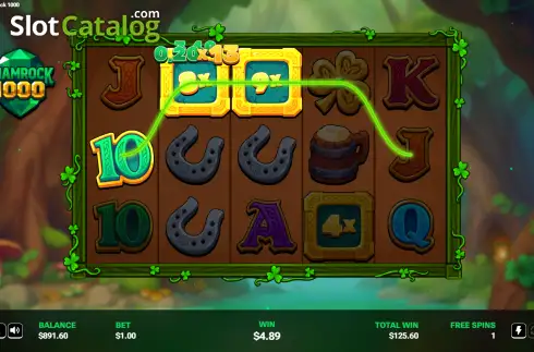 Скрин2. Shamrock 1000 слот