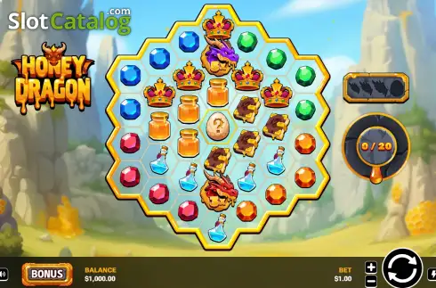 Скрин2. Honey Dragon слот