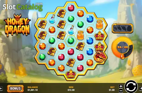 Скрин3. Honey Dragon слот