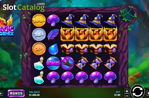 Скрин2. Magic Phoenix слот