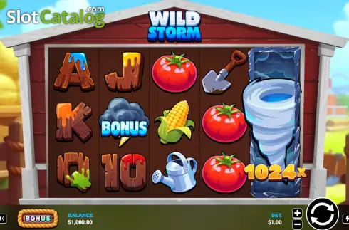 Скрин2. Wild Storm слот