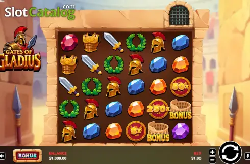 Скрин2. Gates of Gladius слот