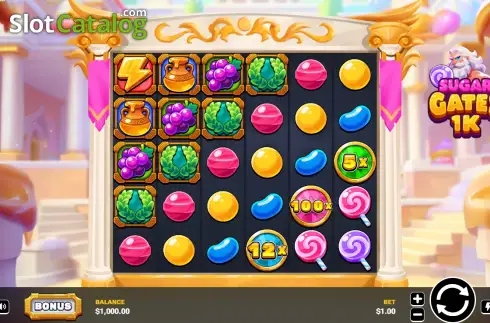 Скрин2. Sugar Gates 1K слот